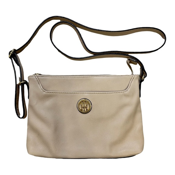 Tommy Hilfiger | Crossbody Purse | Light Pink | Gold Emblem | Zipper Pouch - Picture 1 of 10